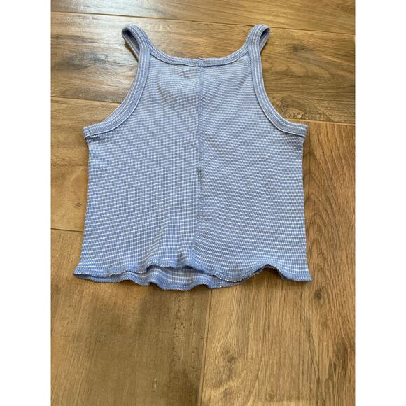 BDG Tank Women’s Medium Blue/White Stripe Summer Urban Outfitters - Picture 3 of 5